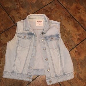 Mossimo light blue denim vest